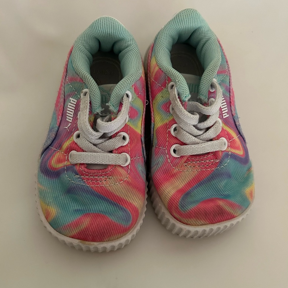 Puma Multicolor Tie-Dye Baby Toddler Sneakers